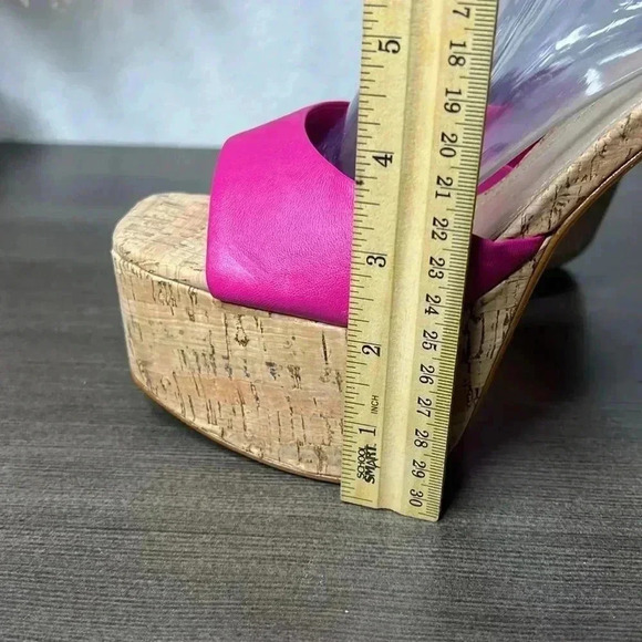 Schutz Glayce Leather Platform Sandals - Picture 6 of 12